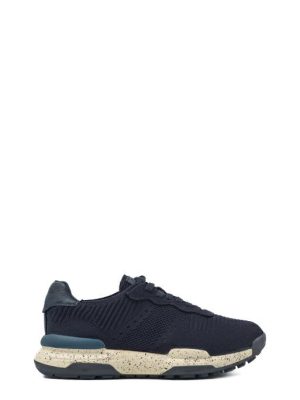 S7323-10 BLU SNEAKER DA UOMO IN TESSUTO - SHOOTERS