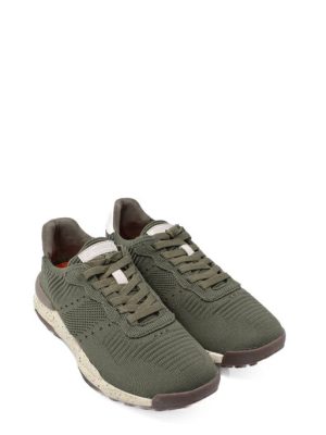S7323-10 GREEN VERDE SNEAKER DA UOMO IN TESSUTO - SHOOTERS