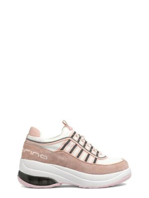 UP PINK/WHITE SNEAKERS DA DONNA - FORNARINA GLAM
