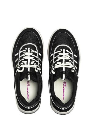UP BLACK/LACE SNEAKERS DA DONNA - FORNARINA GLAM