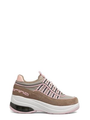 UP SAND/PINK SNEAKERS DA DONNA - FORNARINA GLAM