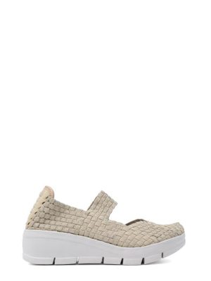 BOBBY BEIGE METALLIC SNEAKER ELASTICIZZATA - CC RESORTS