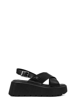 172577 NEGRO NERO SANDALO FASCE INCROCIATE ZEPPA - REFRESH