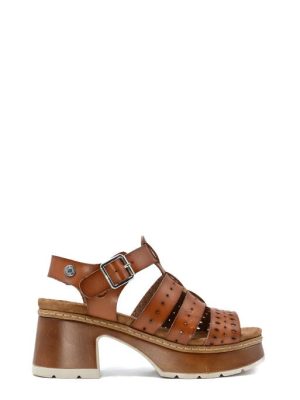 172695 CAMEL SANDALO TRAFORATO TACCO MEDIO   - REFRESH