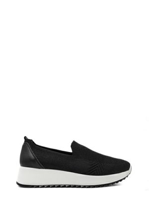 77715 00 NERO SLIP ON TESSUTO -ENVAL SOFT