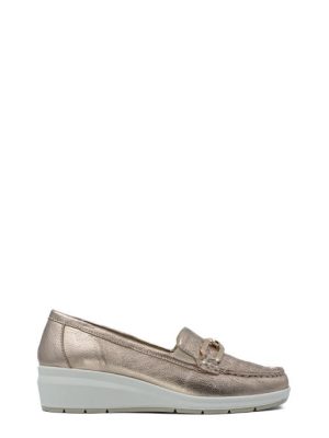 77520 11 CHAMPAGNE MOCASSINO MORSETTO CON ZEPPA -ENVAL SOFT