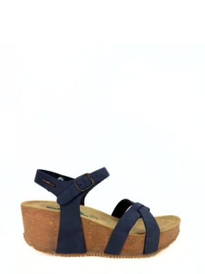 24 FREGENE BLU NAVY SANDALO ZEPPA MEDIA-BIONATURA