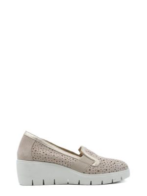 77574 22 VISONE MOCASSINO TRAFORATO CON ZEPPA -ENVAL SOFT