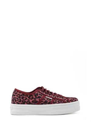 09213 LEOPARDATO ROSA SNEAKER PLATFORM - VICTORIA