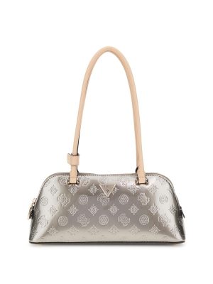 HWTV94 96080 PWT PEWTER LOGO ARNELA BORSA DONNA-GUESS?