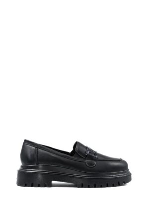 86638 00 NERO Mocassino morsetto fondo carrarmato -IGI&CO