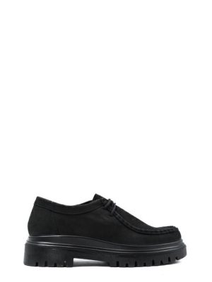86639 00 NERO Scarpa stringata casual da donna -IGI&CO