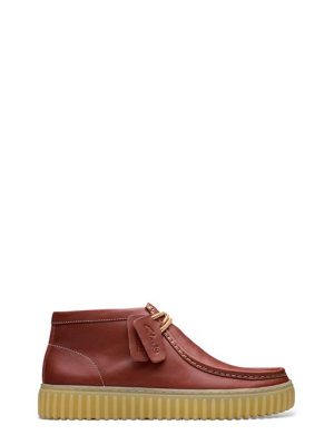 178267 DK BROWN TORHILL DESERT BOOT MARRONE SCURO - CLARKS
