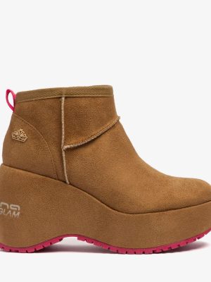 BUBBLE SNOW CHESTNUT CUOIO Stivaletto corto - FORNARINA GLAM