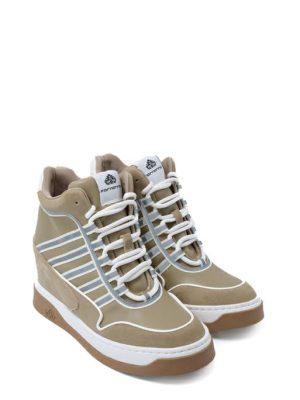 DAISY TAUPE Sneaker zeppa alta interna - FORNARINA GLAM