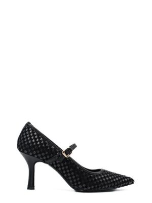 2164M140 LADY NERO decollete mary jane intreccio - OPEN TOO