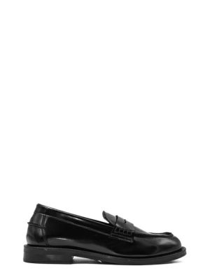 5145001 BOSTON NERO Mocassino spazzolato da donna - OPEN TOO