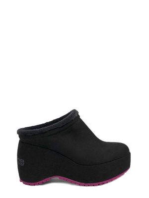 BUBBLE BLACK NERO SABOT PELLICCIA ZEPPA-FORNARINA GLAM