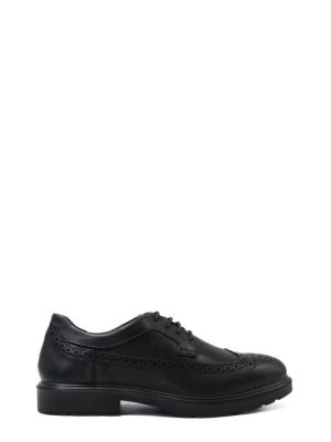 86003 00 NERO Duilio/oxford da uomo fondo in gomma -IGI&CO