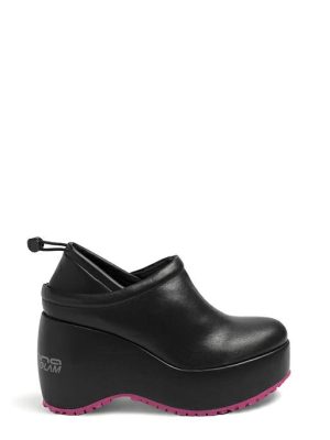 BUBBLE 1 BLACK NERO SCARPA LACCIO ZEPPA ALTA-FORNARINA GLAM