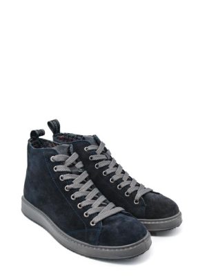 86340 11 CAM NOTTE Sneaker allacciatura alta da uomo -IGI&CO